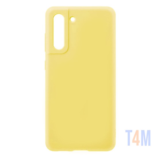 Soft Silicon Case for Samsung Galaxy S21 Yellow